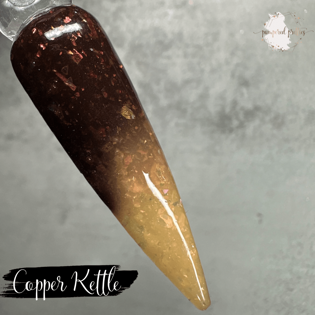 Copper Kettle - Thermal Flakie Dip Powder - Pampered Pretties