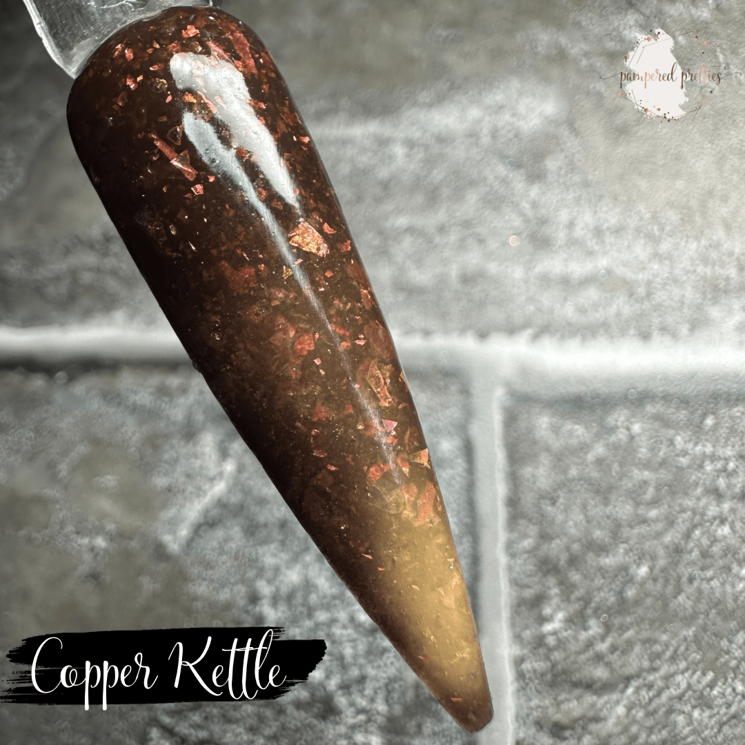 Copper Kettle - Thermal Flakie Dip Powder - Pampered Pretties