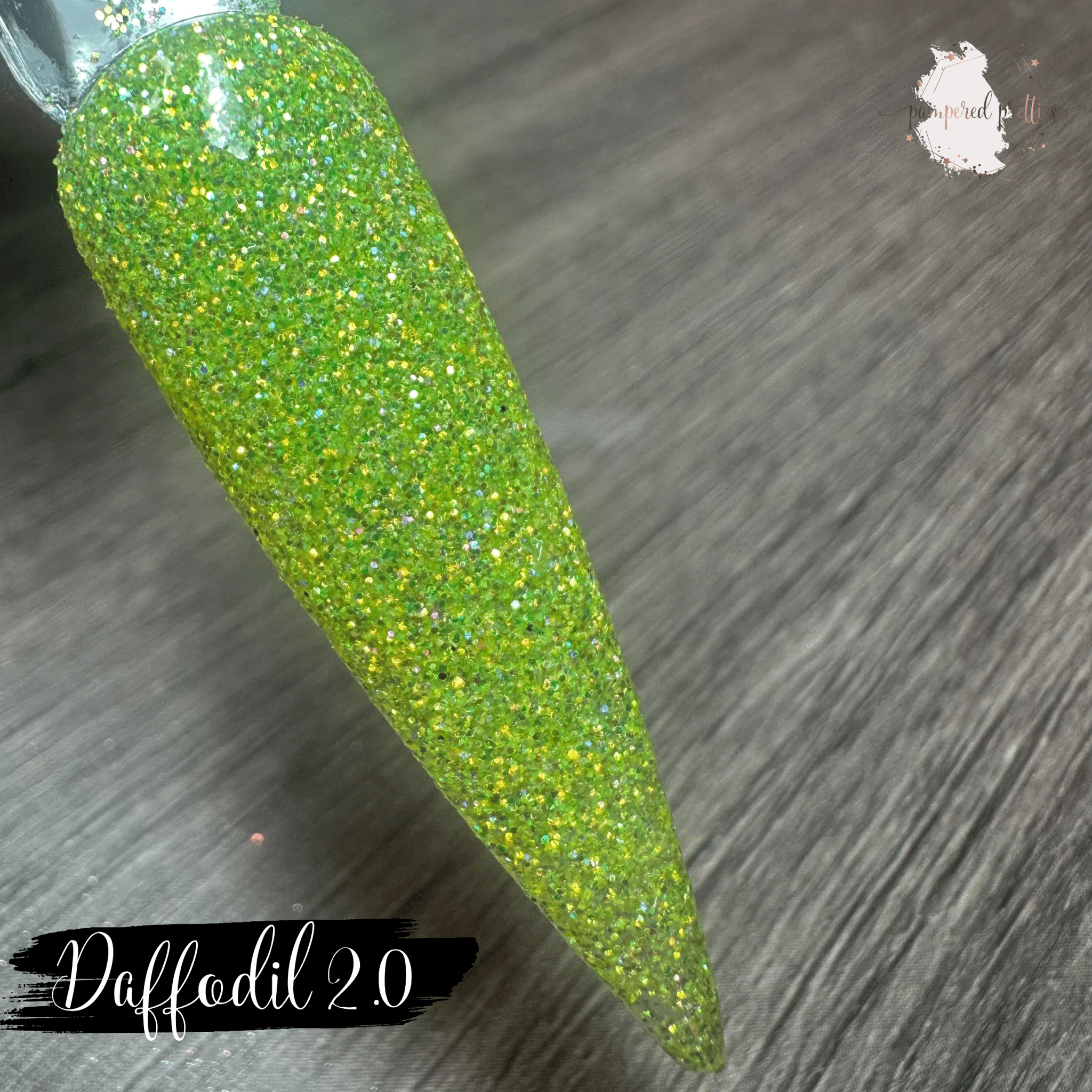 Daffodil 2.0 - Holographic Glitter Dip Powder - Pampered Pretties