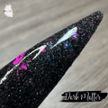 Dark Matter - Black Holo Flakie Dip Powder - Pampered Pretties