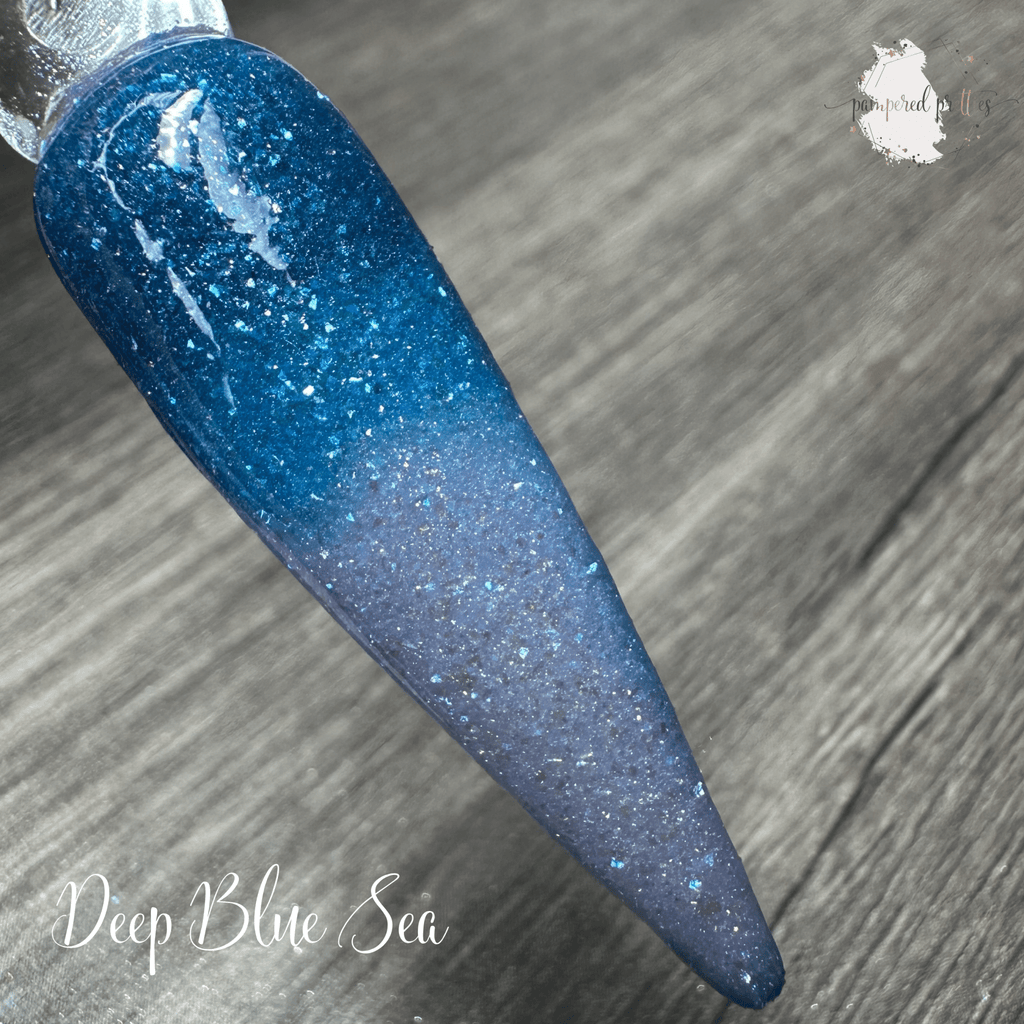 Deep Blue Sea - Triple Thermal Shimmer Dip Powder - Pampered Pretties
