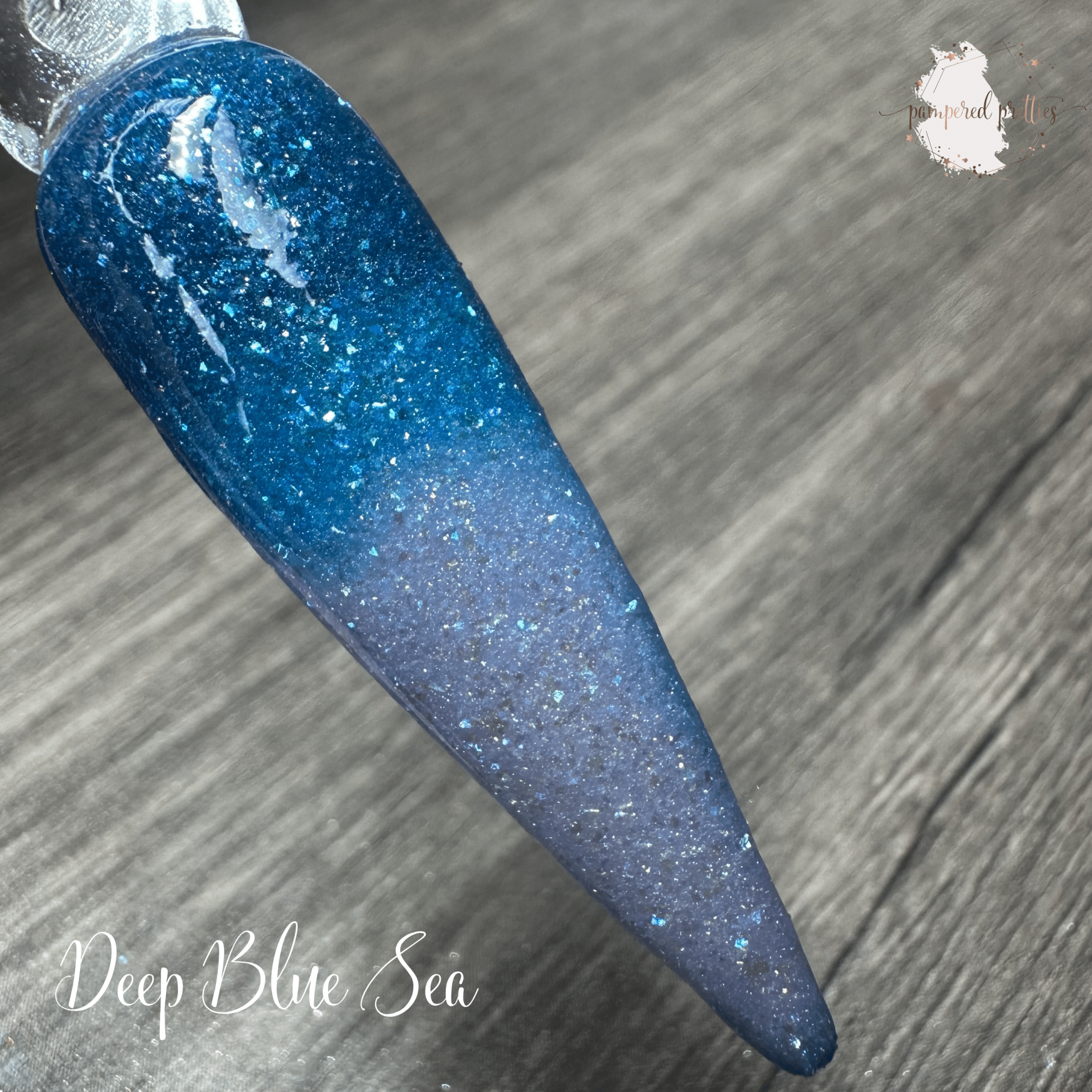 Deep Blue Sea - Triple Thermal Shimmer Dip Powder - Pampered Pretties