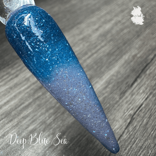 Deep Blue Sea - Triple Thermal Shimmer Dip Powder - Pampered Pretties