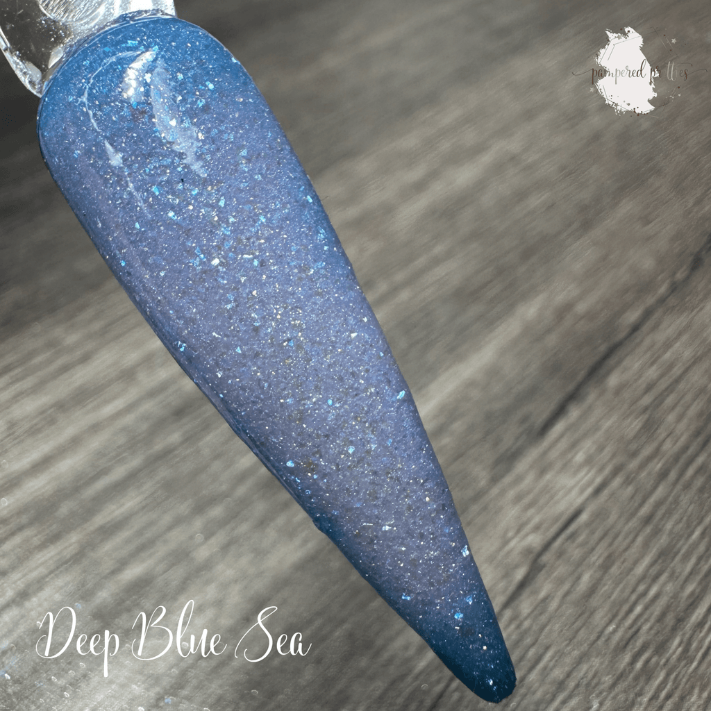 Deep Blue Sea - Triple Thermal Shimmer Dip Powder - Pampered Pretties
