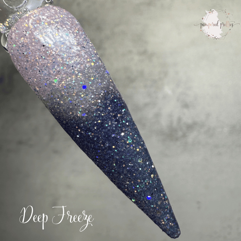 Deep Freeze - Holographic Glitter Triple Thermal Dip Powder - Pampered Pretties