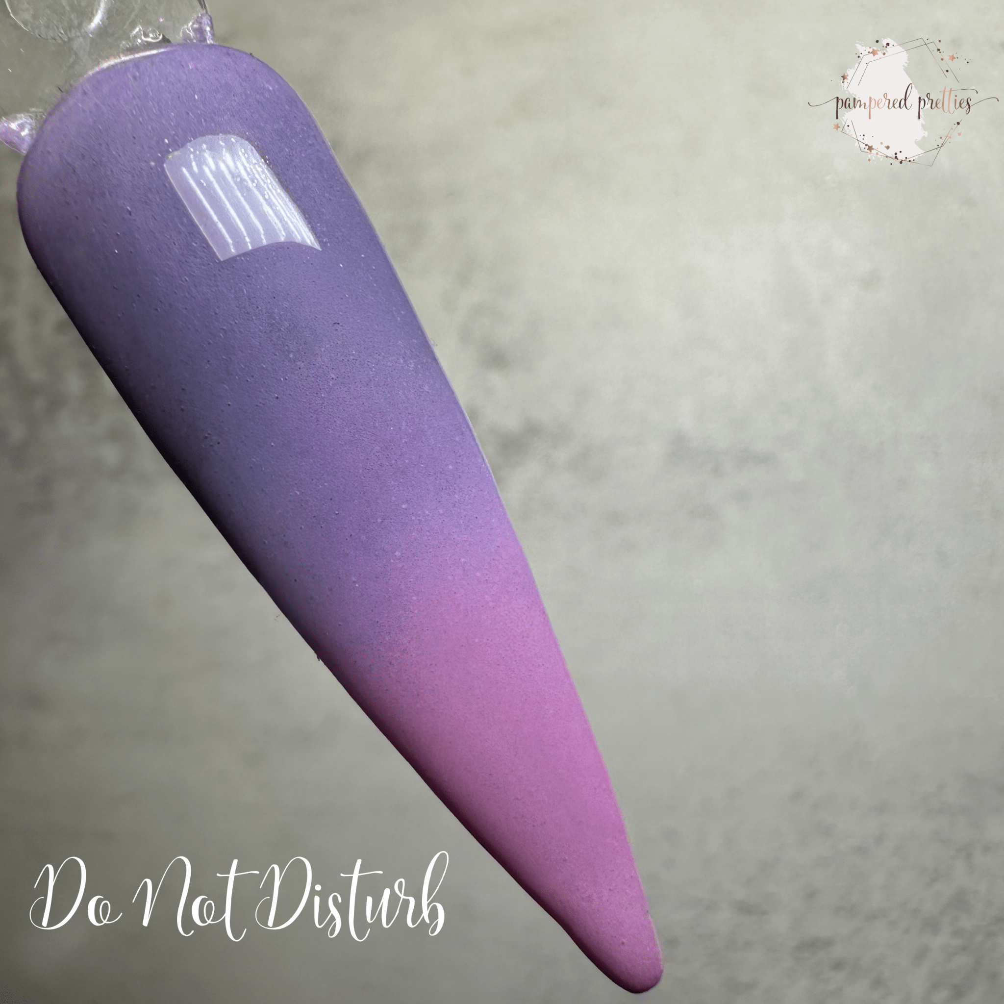 Do Not Disturb - Purple Thermal Dip Powder - Pampered Pretties