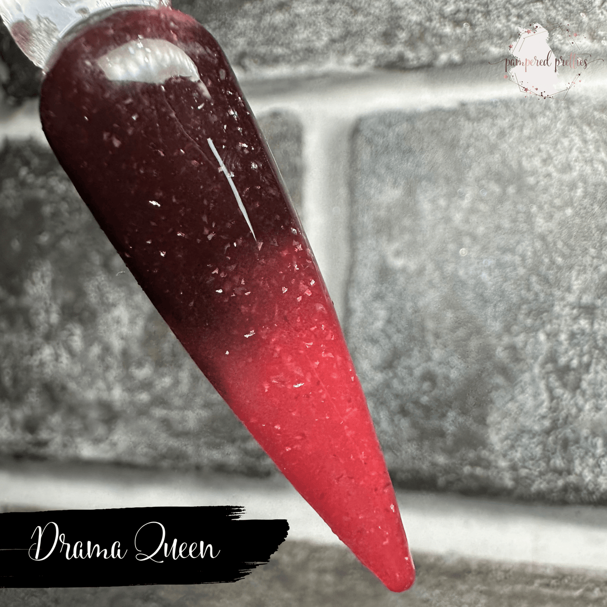 Drama Queen - Thermal Flakie Dip Powder - Pampered Pretties