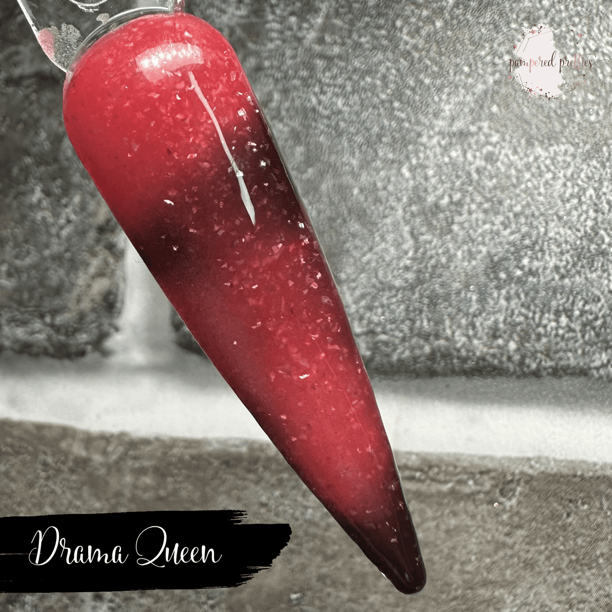Drama Queen - Thermal Flakie Dip Powder - Pampered Pretties
