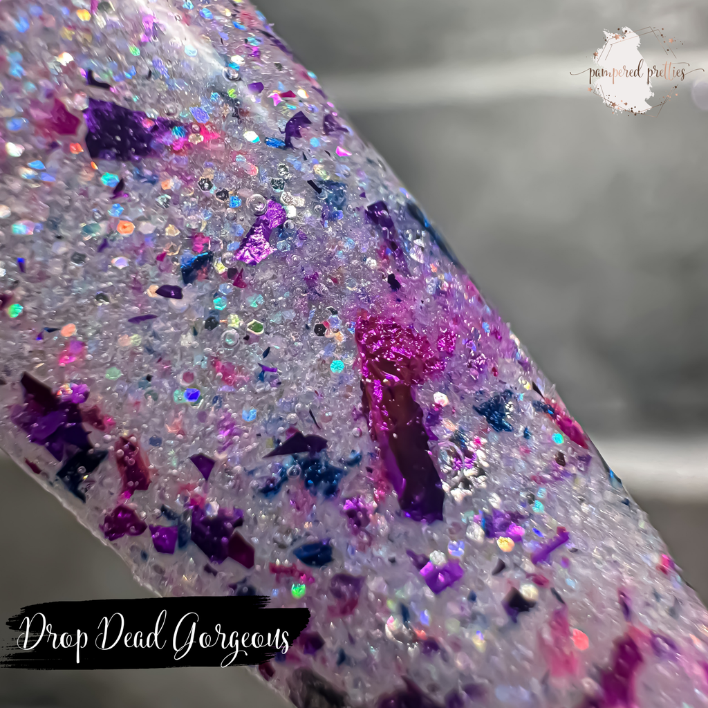 Drop Dead Gorgeous - Glow Foil Glitter Dip Powder - Pampered Pretties