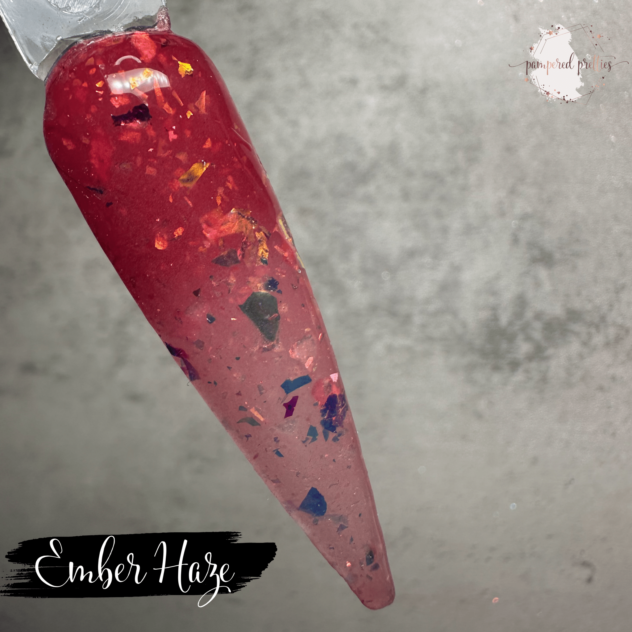 Ember Haze - Thermal Flakie Dip Powder - Pampered Pretties