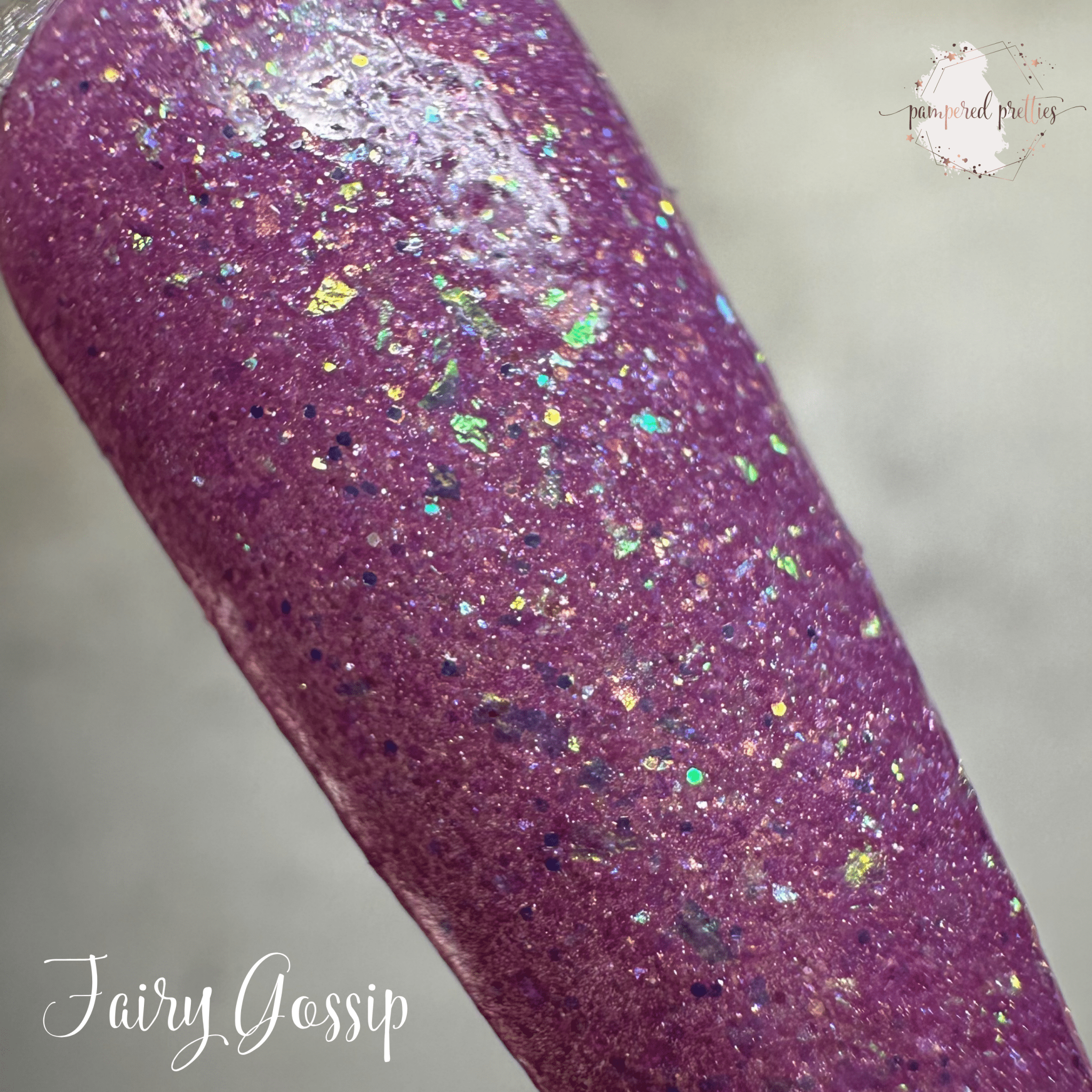 Fairy Gossip - UV Color Changing Opal Flakie Dip Powder - Pampered Pretties