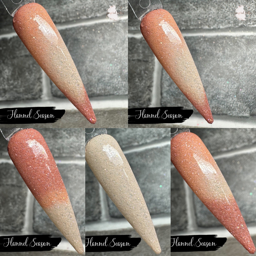Flannel Season - Triple Thermal Shimmer Dip Powder - Pampered Pretties