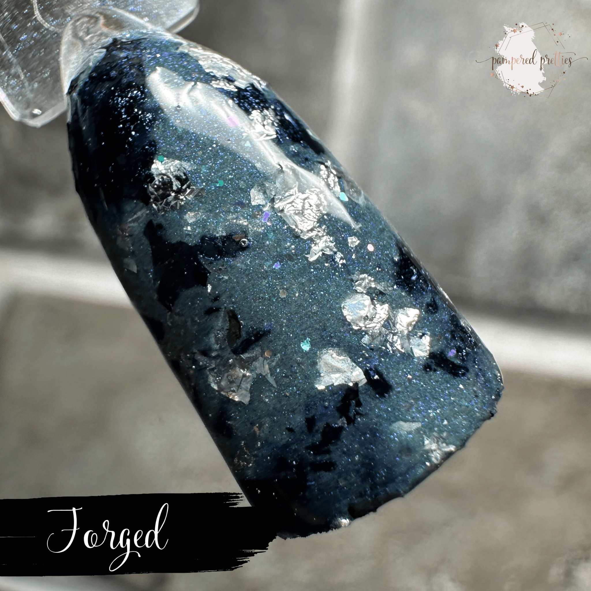 Forged - Foil Flakie Dip Powder - Pampered Pretties