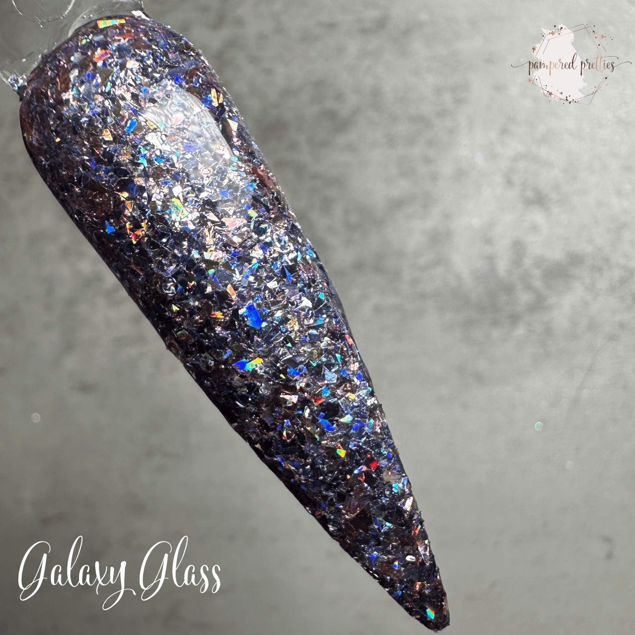 Galaxy Glass - Holographic Glitter Dip Powder - Pampered Pretties