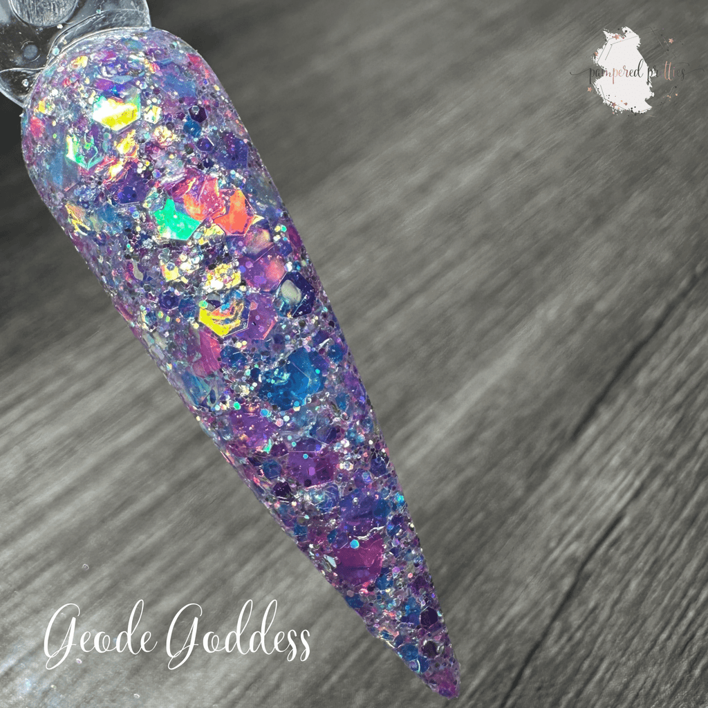 Geode Goddess - Chunky Glitter Dip Powder - Pampered Pretties