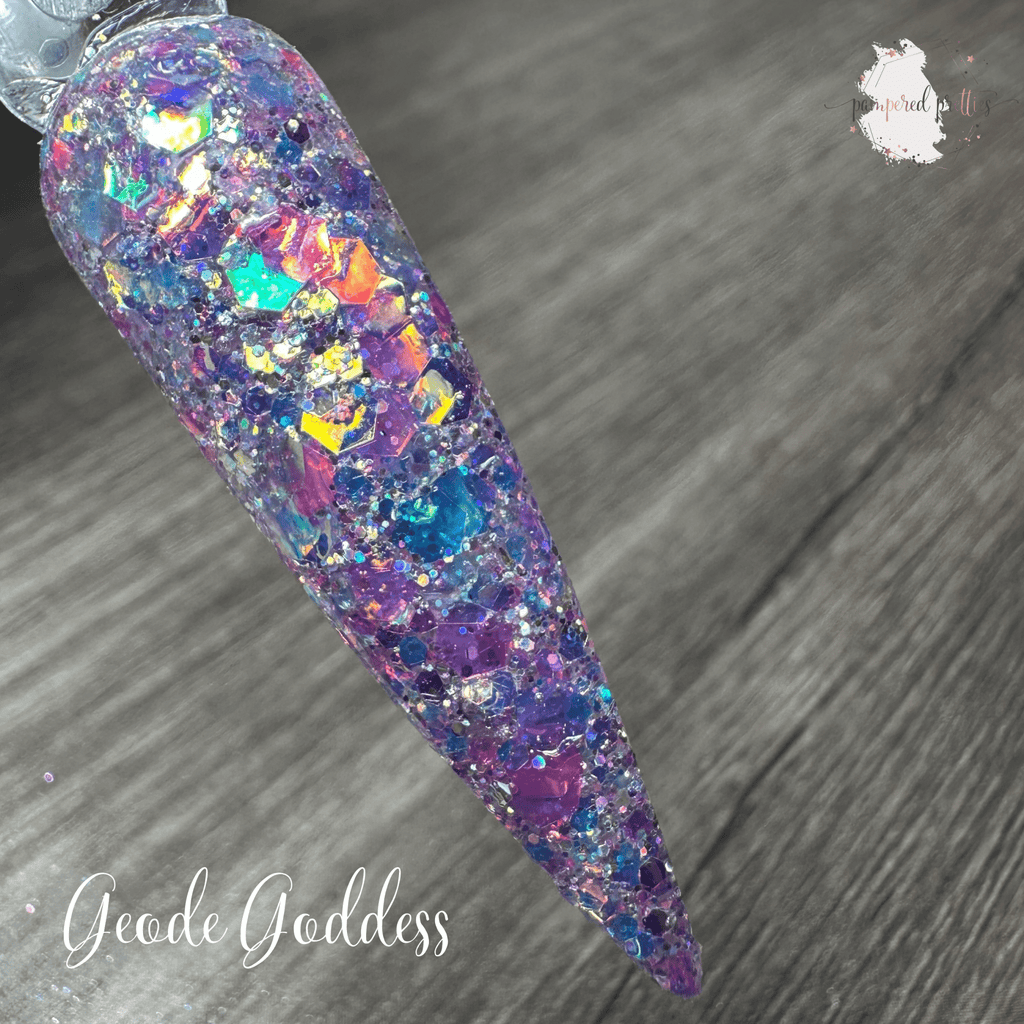 Geode Goddess - Chunky Glitter Dip Powder - Pampered Pretties