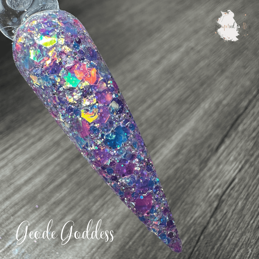 Geode Goddess - Chunky Glitter Dip Powder - Pampered Pretties