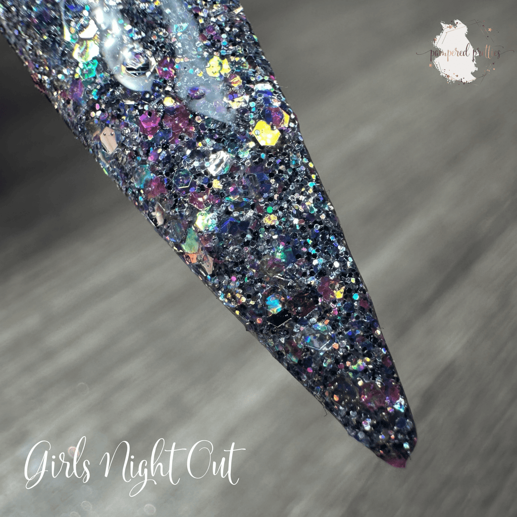 Girls Night Out - Holographic Glitter Dip Powder - Pampered Pretties