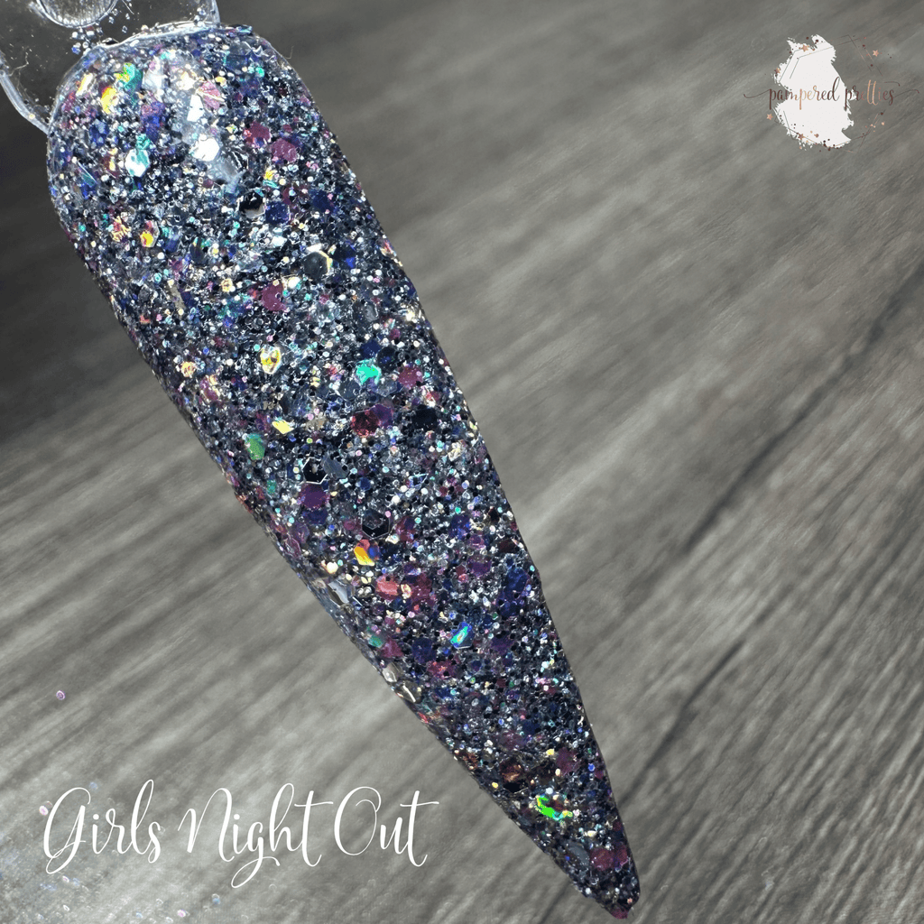 Girls Night Out - Holographic Glitter Dip Powder - Pampered Pretties