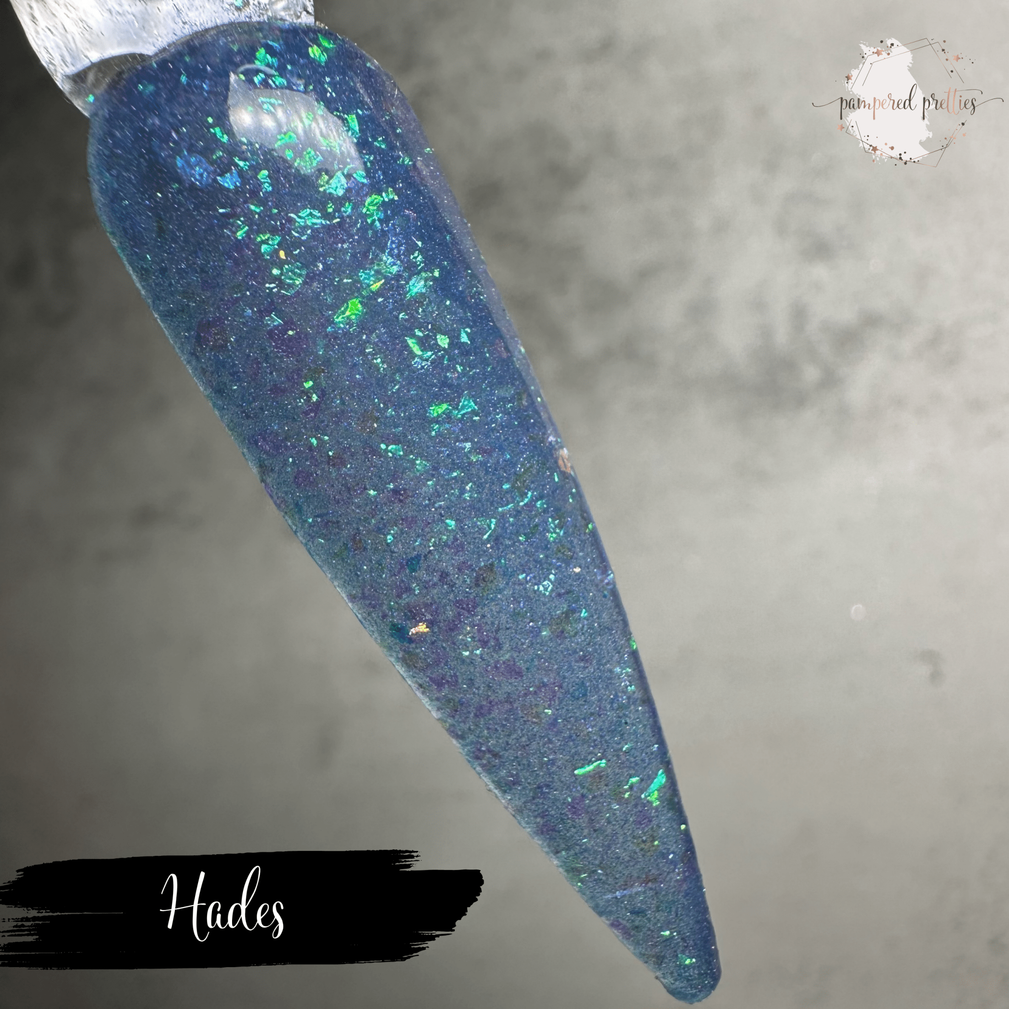 Hades - Opal Flakie Dip Powder - Pampered Pretties
