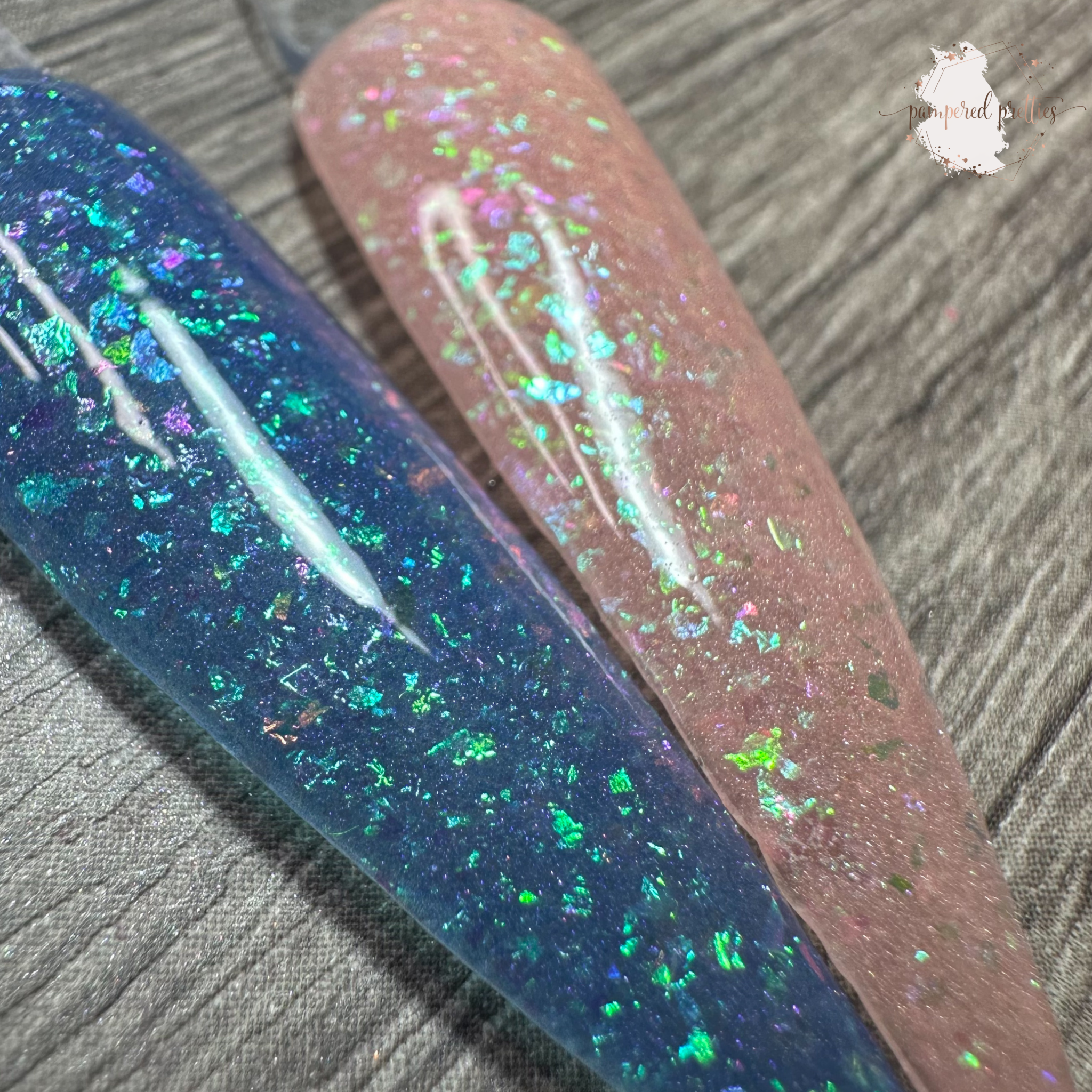 Hades - Opal Flakie Dip Powder - Pampered Pretties