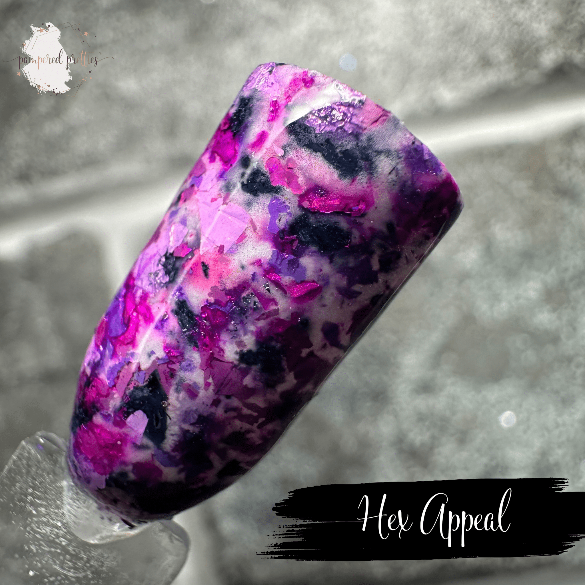 Hex Appeal - Foil Flakie Dip Powder - Pampered Pretties
