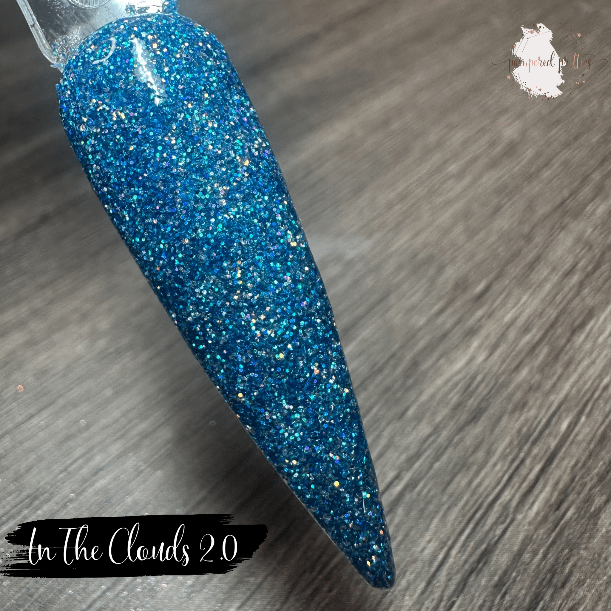 In The Clouds 2.0 - Holographic Glitter Dip Powder - Pampered Pretties