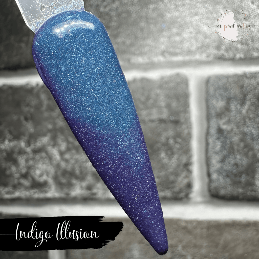 Indigo Illusion - Thermal Shimmer Dip Powder - Pampered Pretties