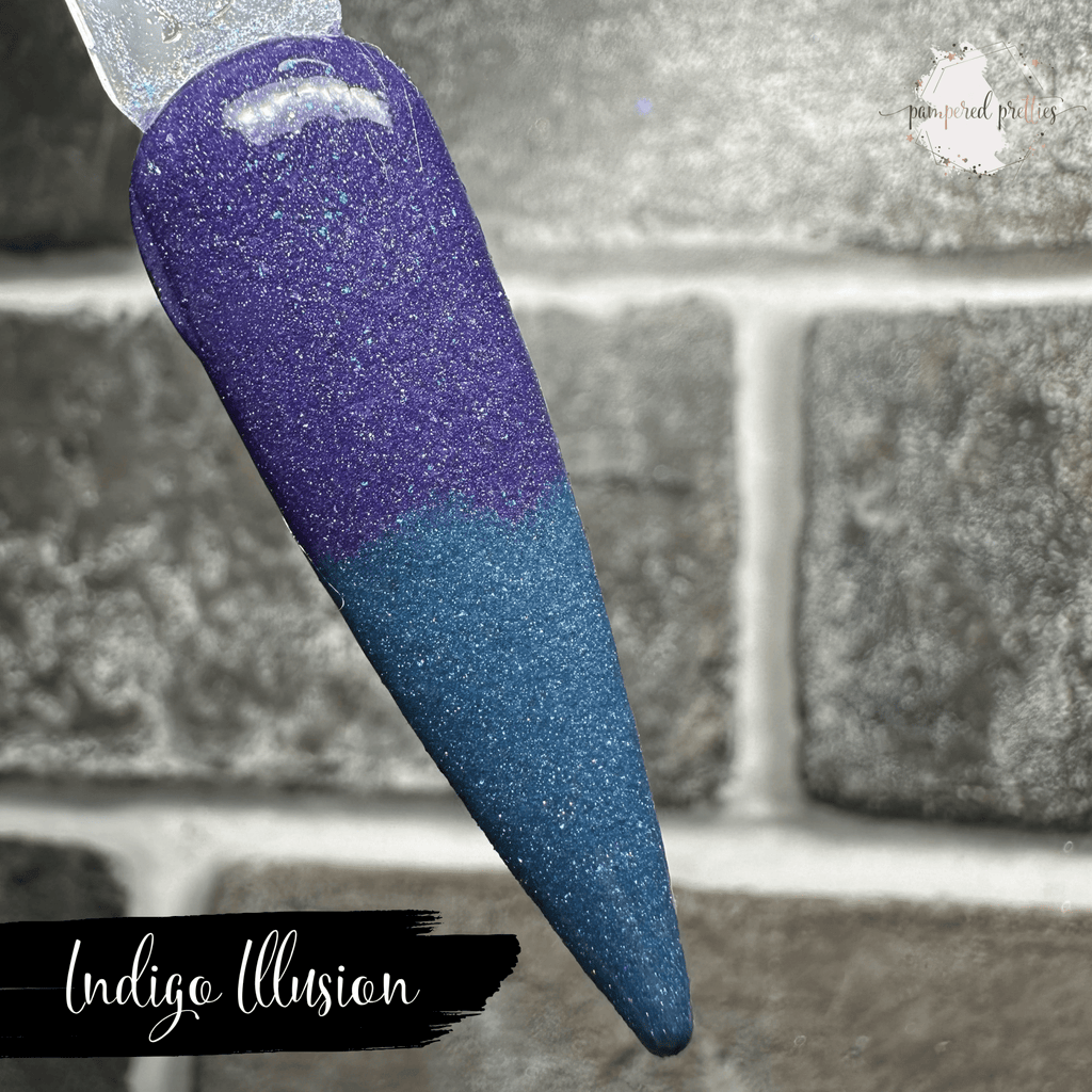 Indigo Illusion - Thermal Shimmer Dip Powder - Pampered Pretties