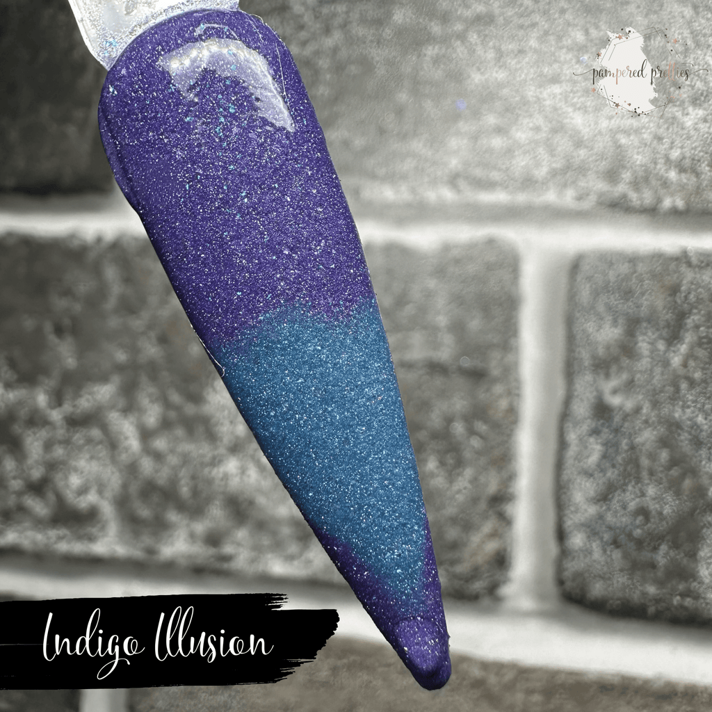 Indigo Illusion - Thermal Shimmer Dip Powder - Pampered Pretties