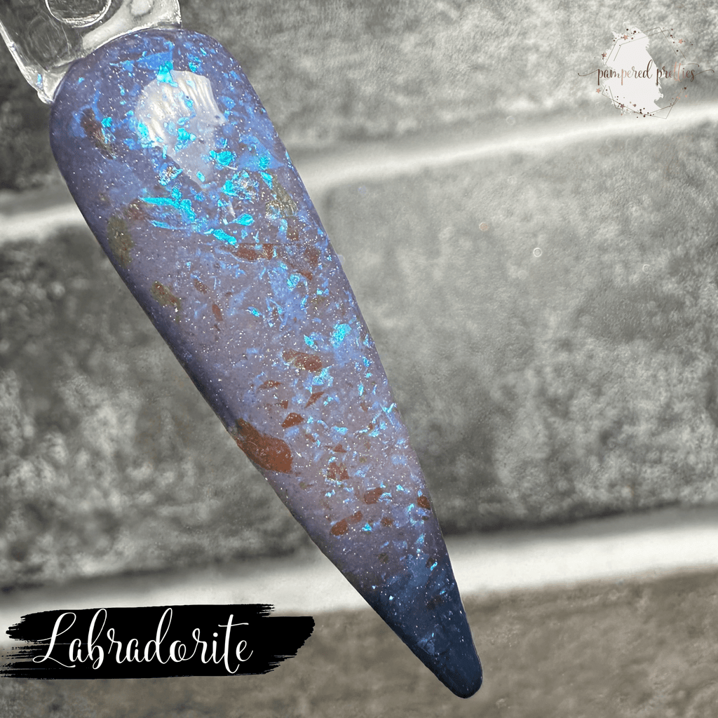 Labradorite - Thermal Flakie Dip Powder - Pampered Pretties