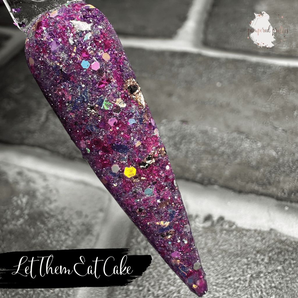 Let Them Eat Cake - Glitter Foil Dip Powder - Pampered Pretties