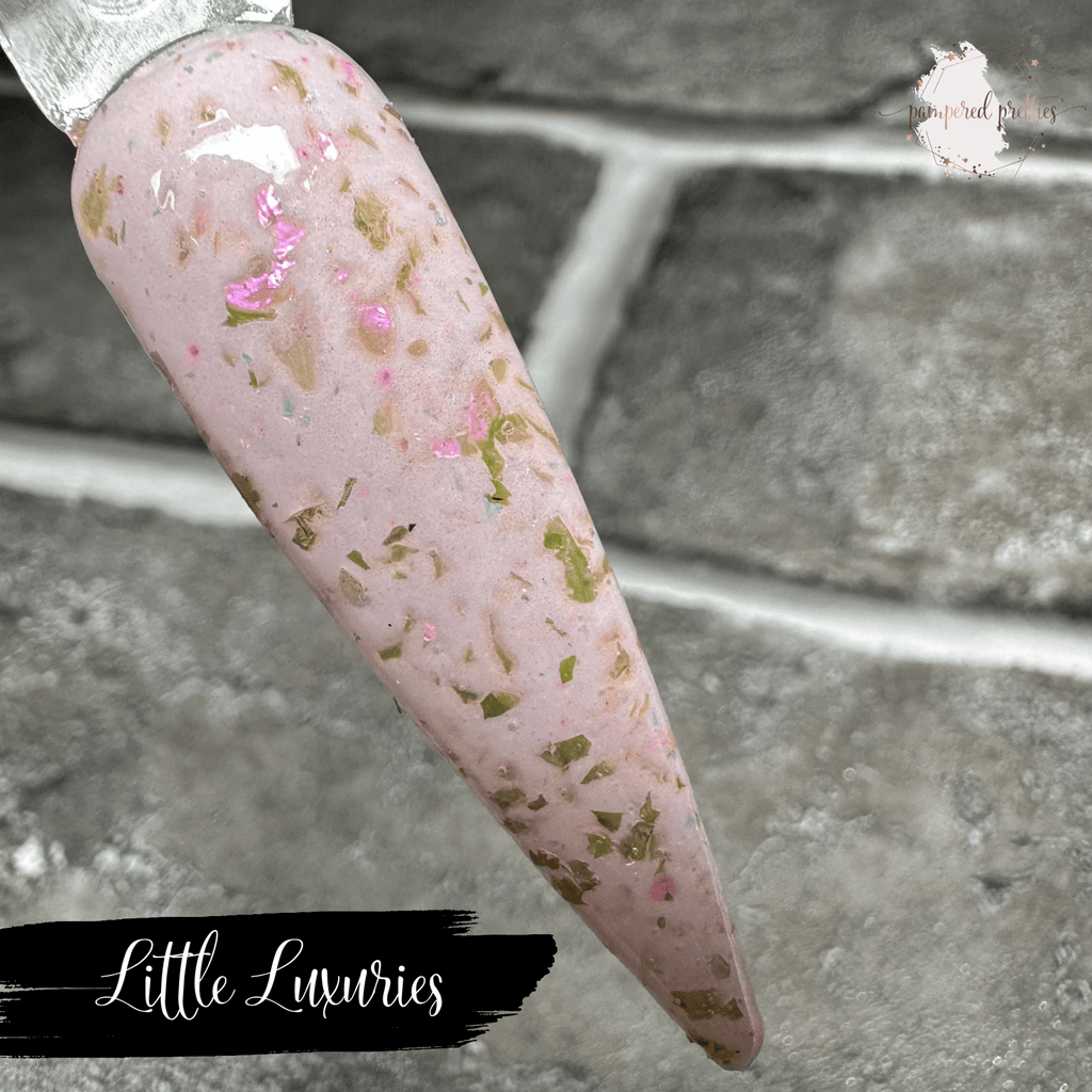 Little Luxuries - White Flakie Dip Powder - Pampered Pretties