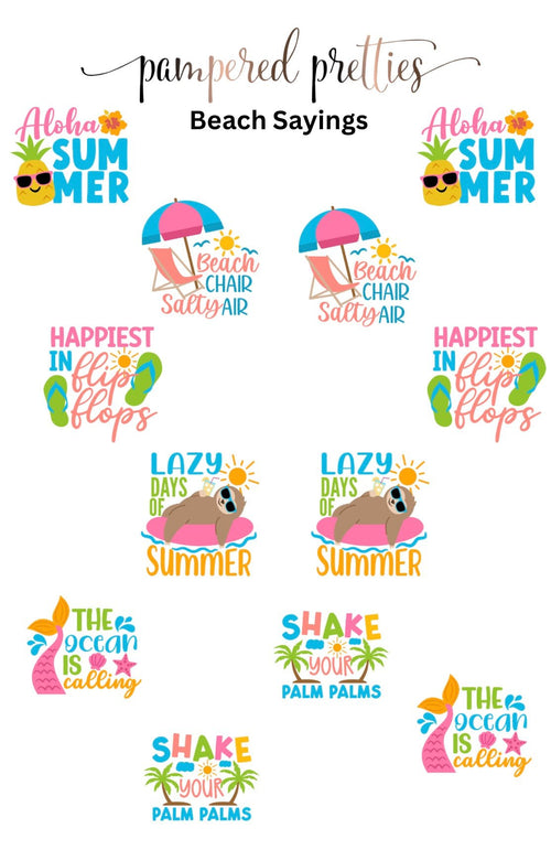 Midi Pretty - Beach Sayings - Pampered Pretties