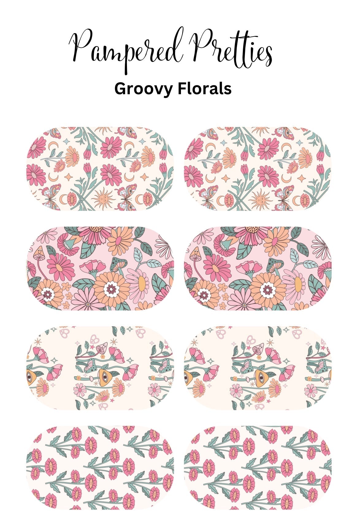 Midi Pretty - Groovy Florals - Pampered Pretties
