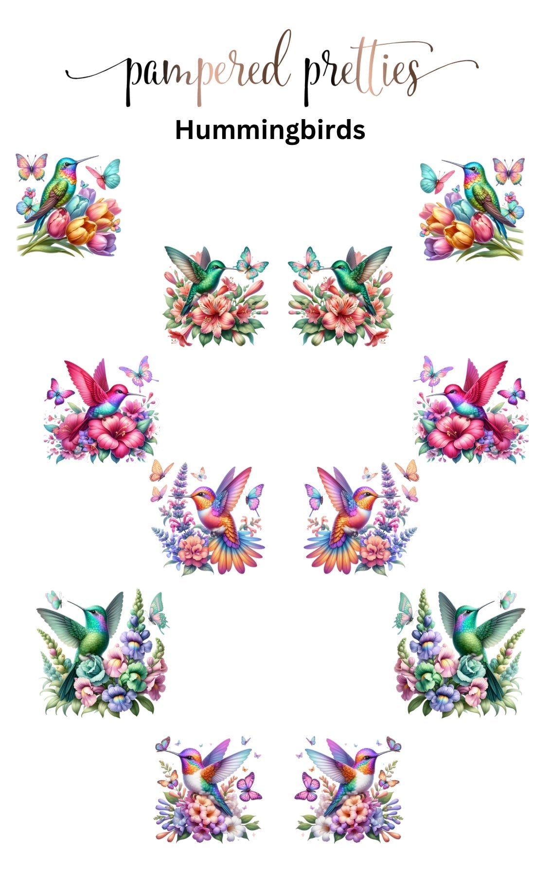 Midi Pretty - Hummingbirds - Pampered Pretties