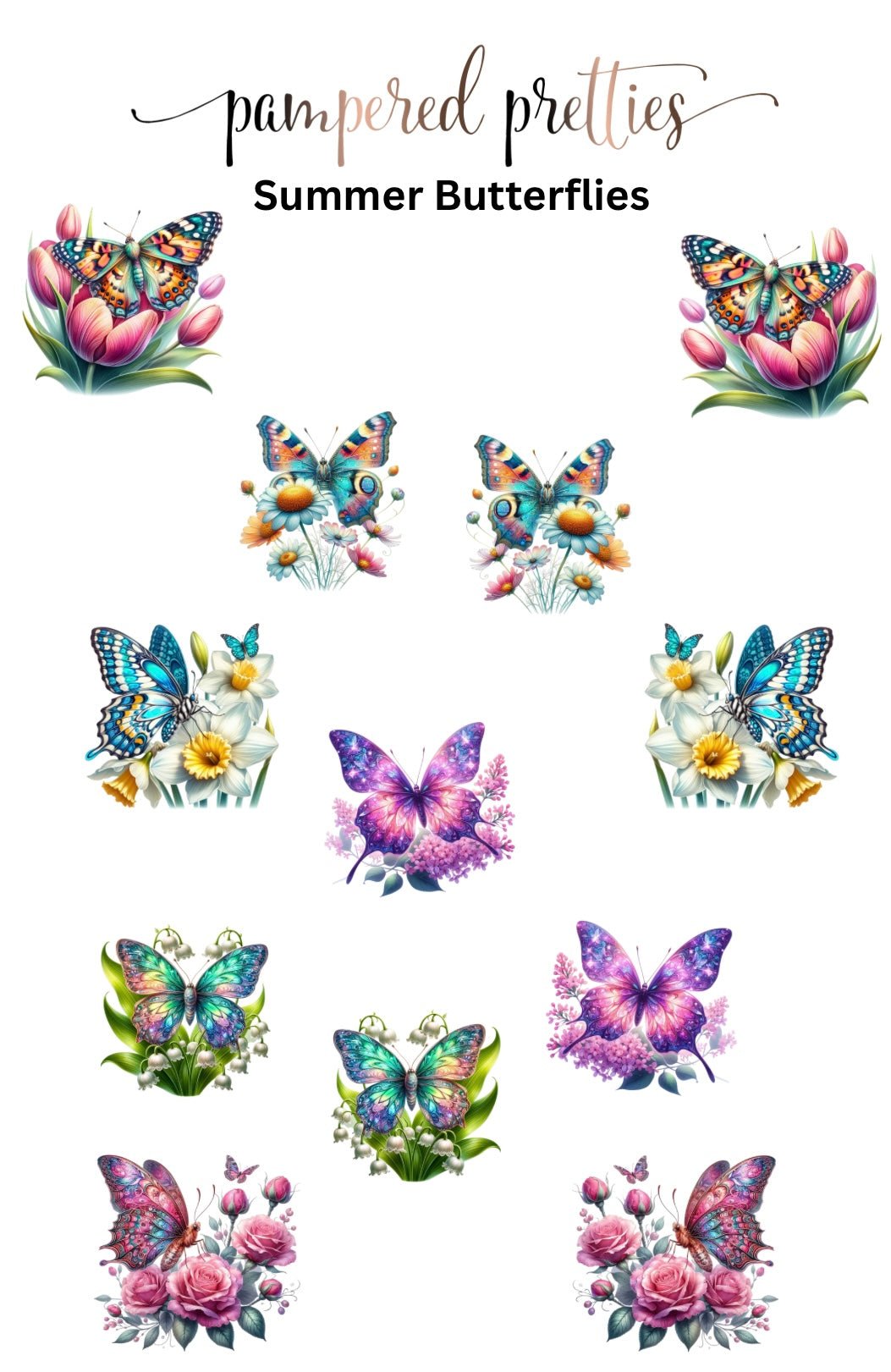 Midi Pretty - Summer Butterflies - Pampered Pretties