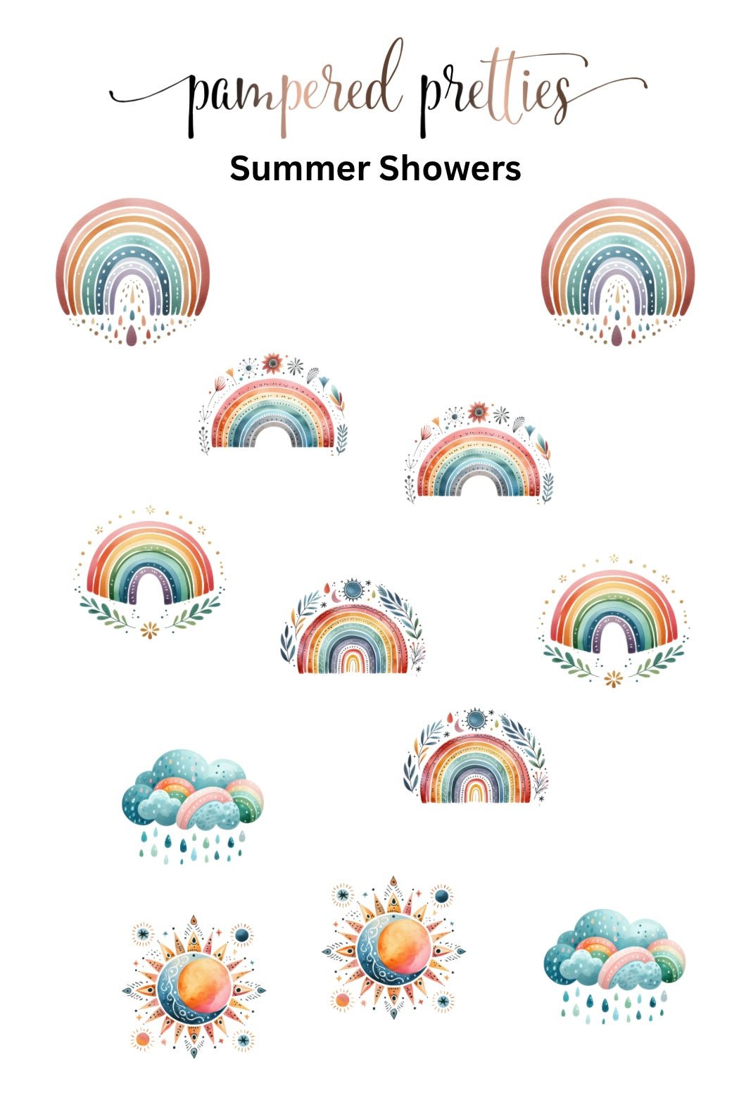 Midi Pretty - Summer Showers - Pampered Pretties