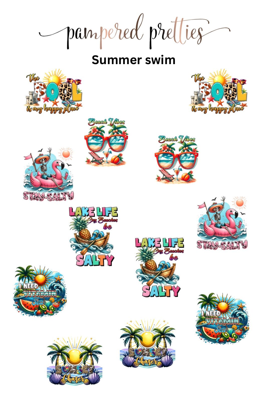 Midi Pretty - Summer Swim - Pampered Pretties