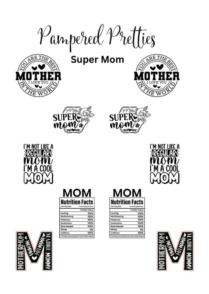 Midi Pretty - Super Mom - Pampered Pretties