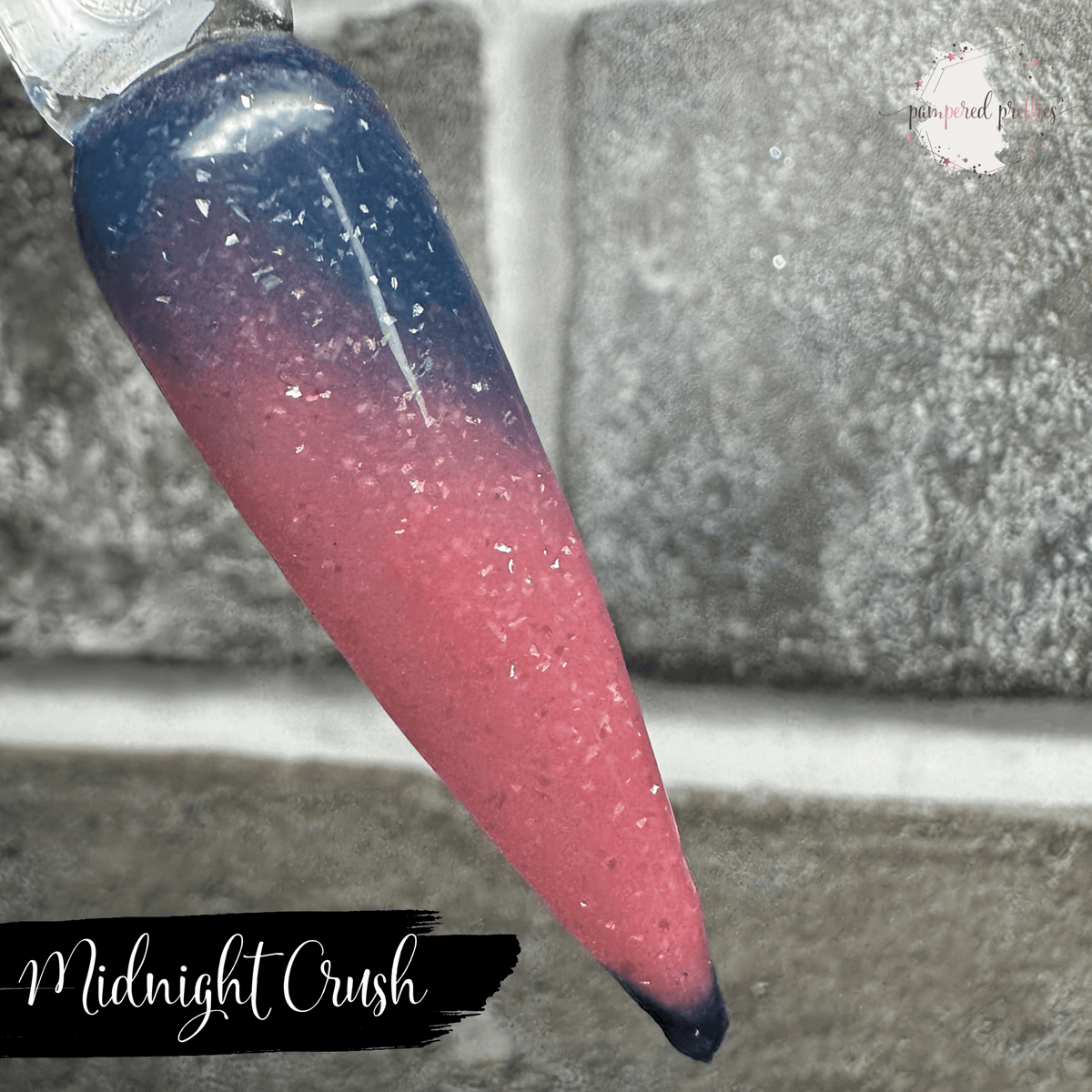 Midnight Crush - Thermal Flakie Dip Powder - Pampered Pretties