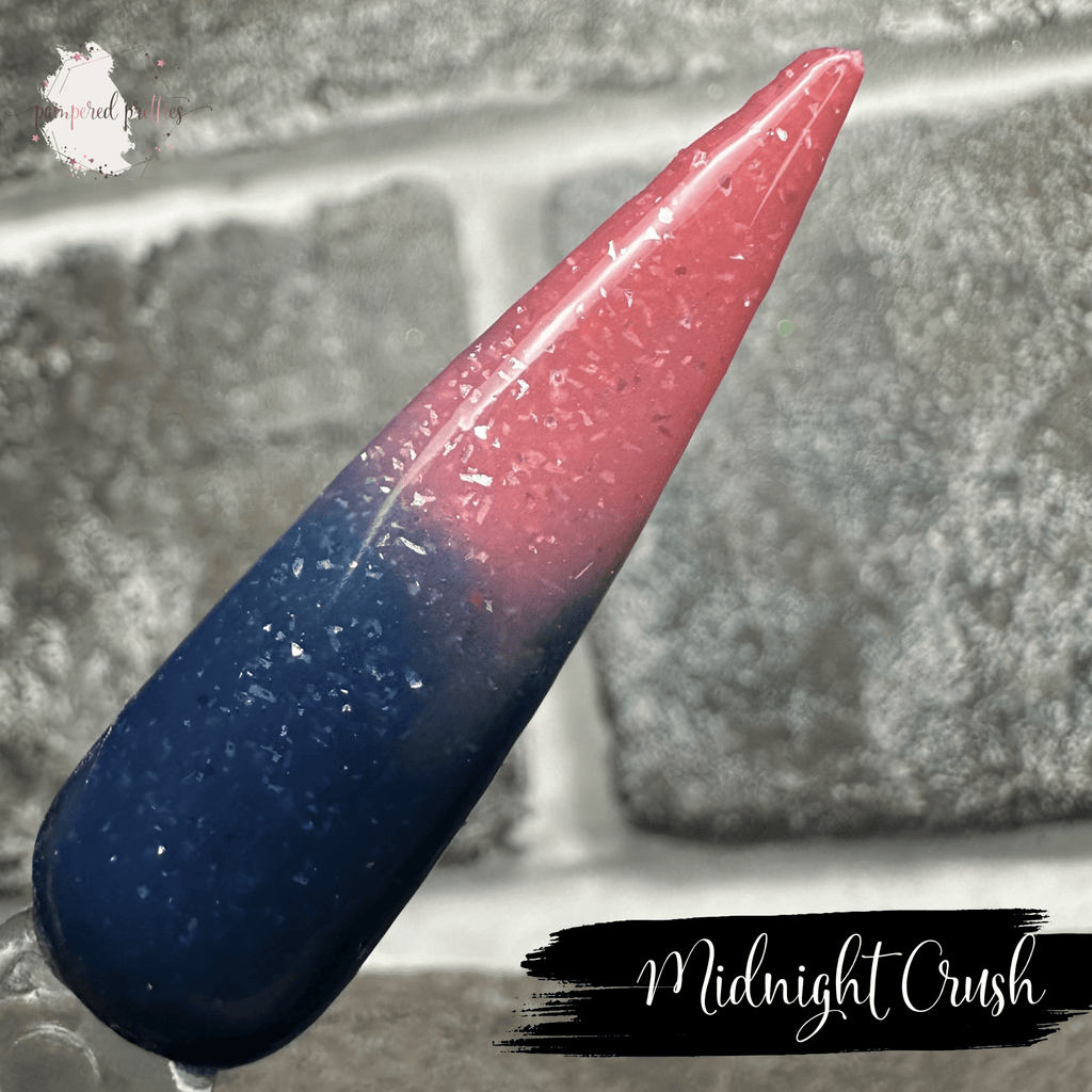 Midnight Crush - Thermal Flakie Dip Powder - Pampered Pretties