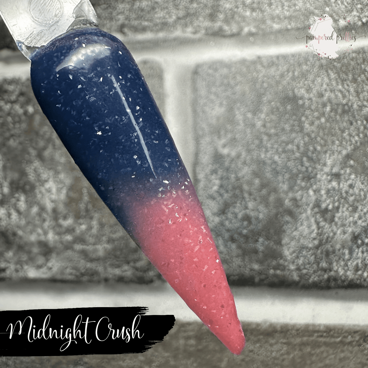 Midnight Crush - Thermal Flakie Dip Powder - Pampered Pretties