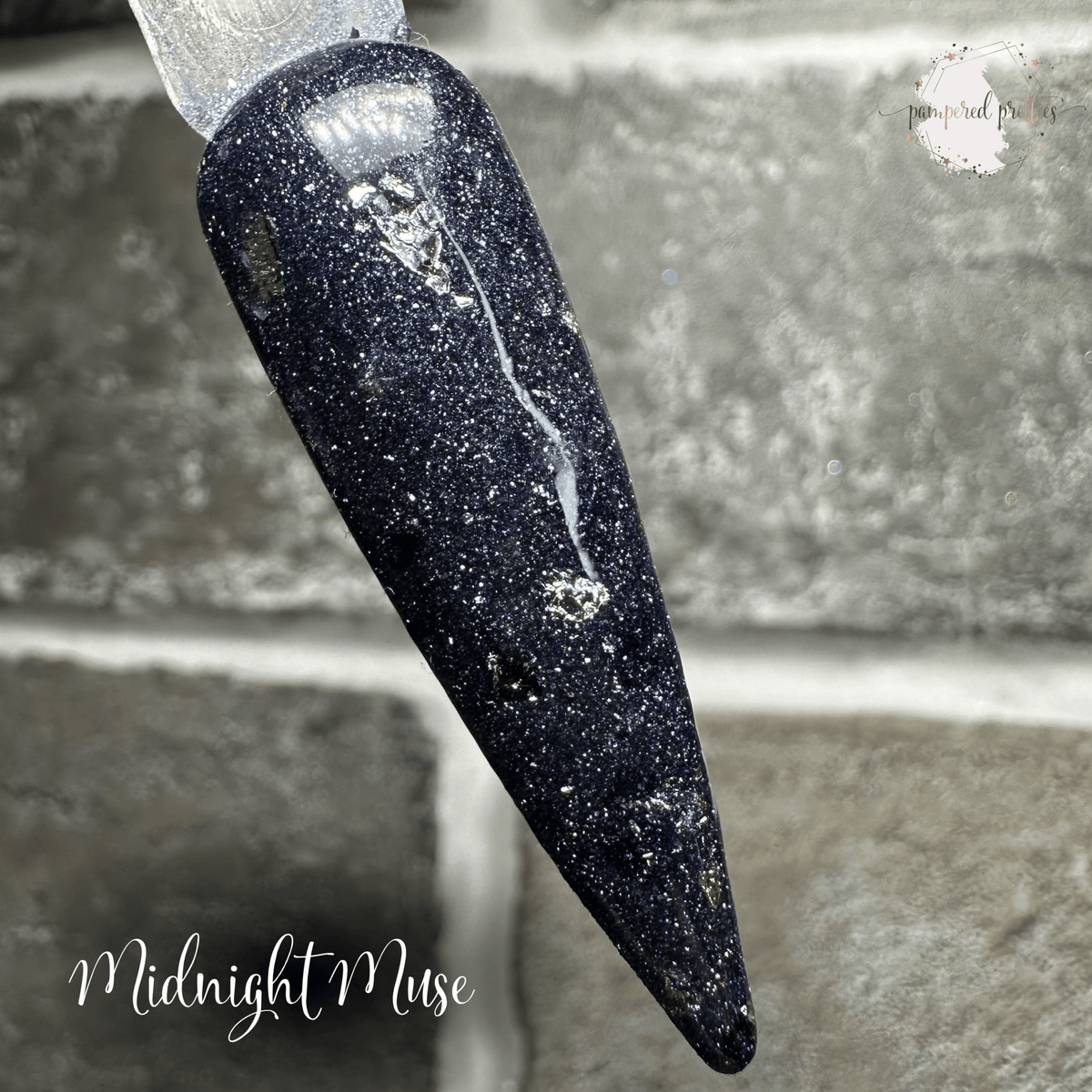 Midnight Muse - Shimmer Flakie Dip Powder - Pampered Pretties