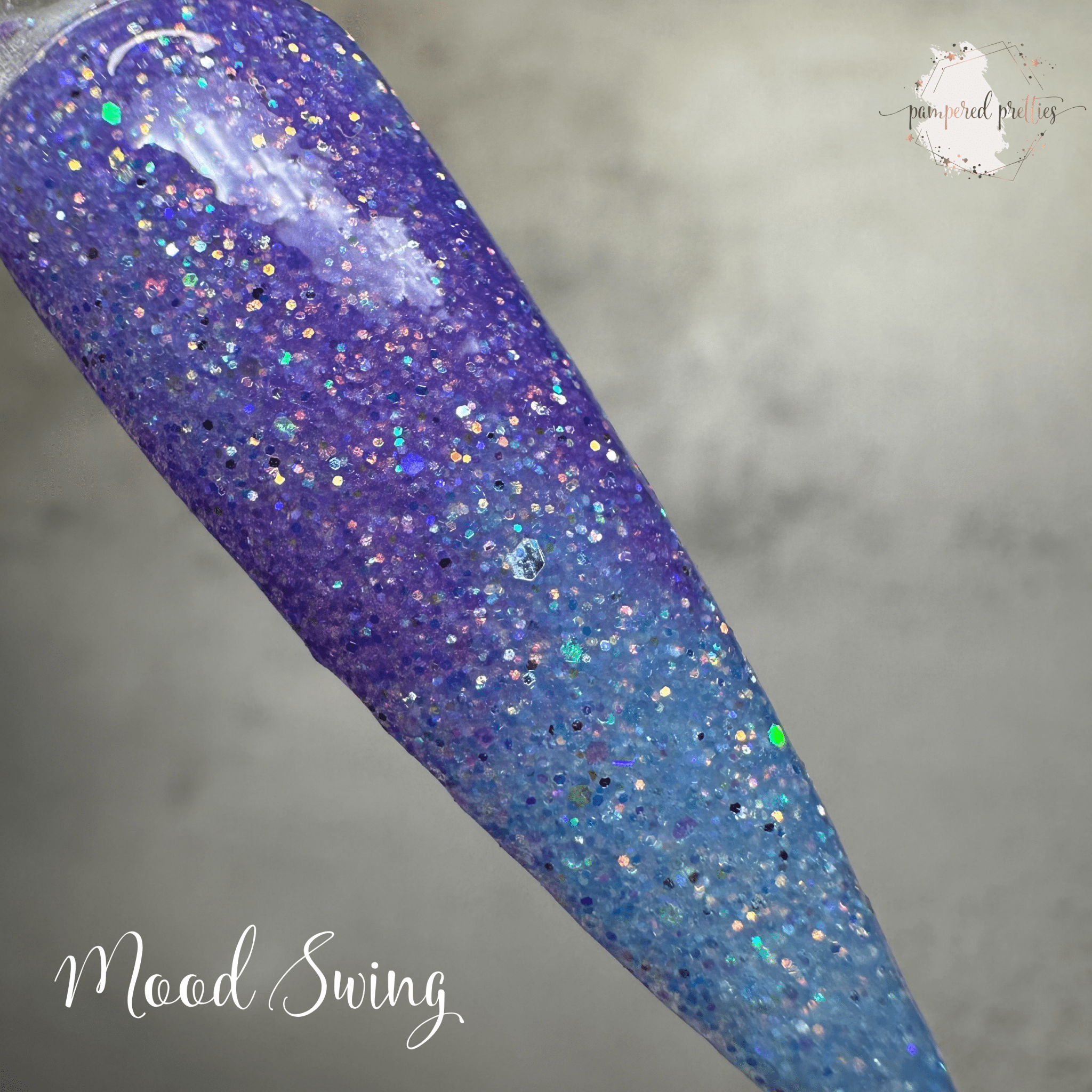 Mood Swing - Holographic Glitter Thermal Dip Powder - Pampered Pretties
