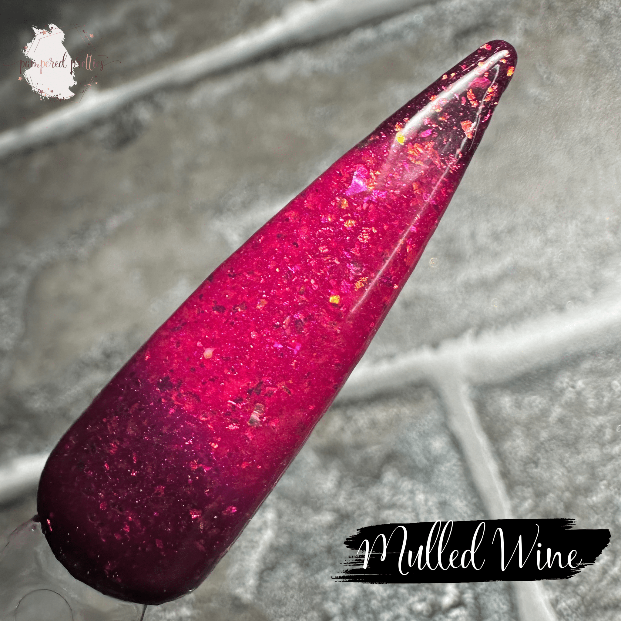 Mulled Wine - Flakie Dip Powder - Pampered Pretties