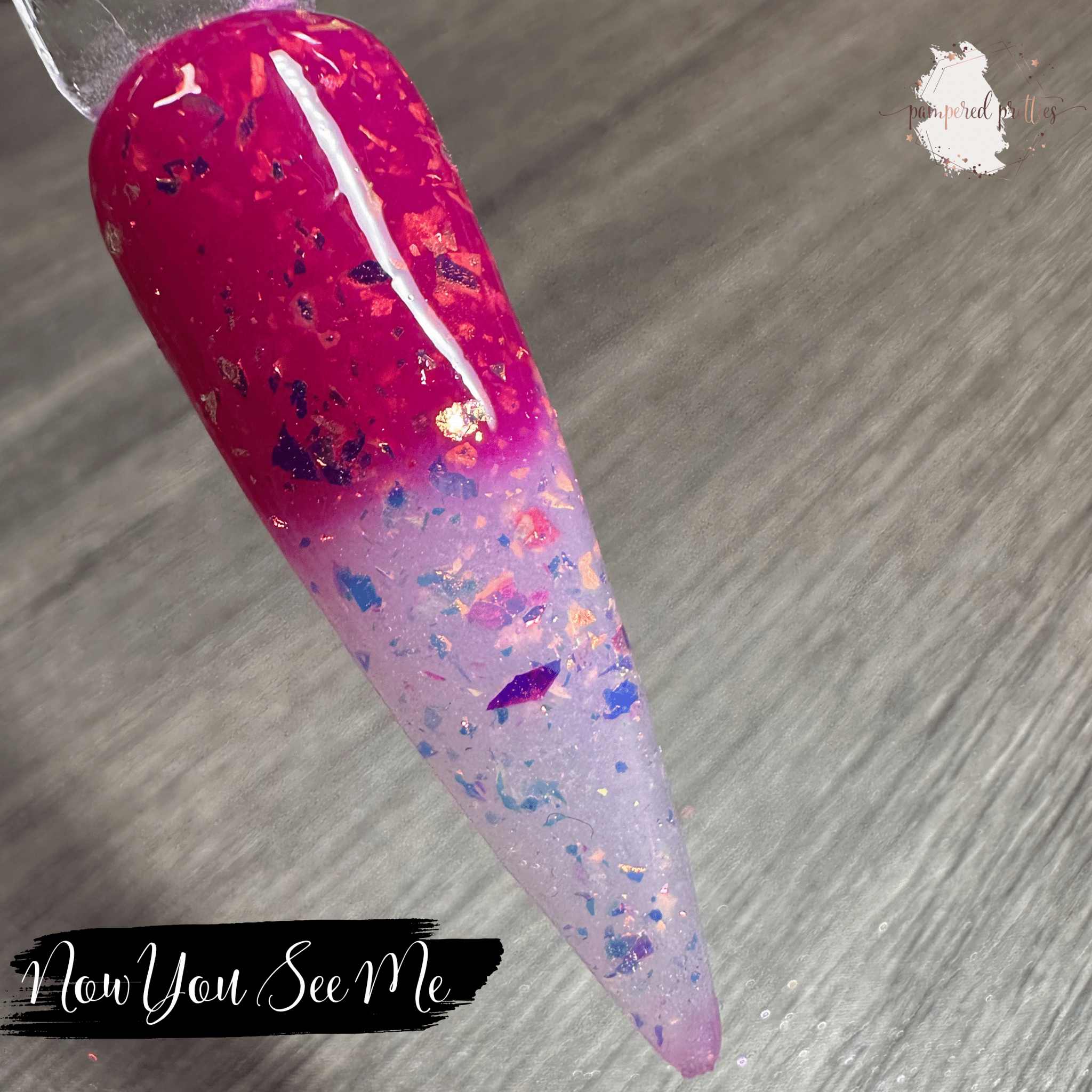Now You See Me - Thermal Flakie Dip Powder - Pampered Pretties