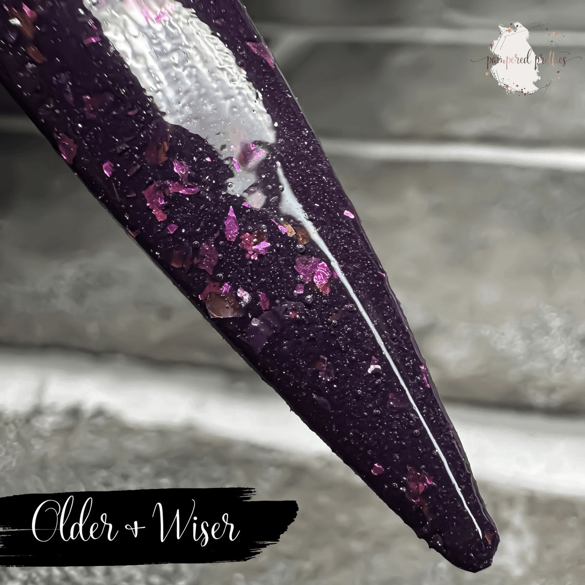 Older & Wiser - Flakie Dip Powder - Pampered Pretties