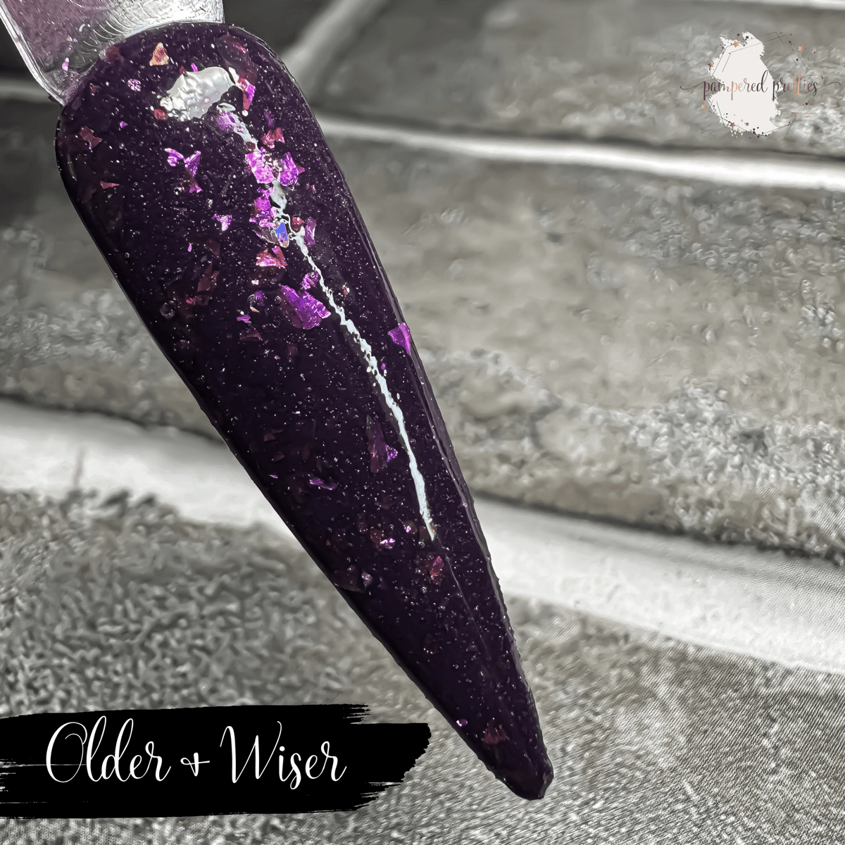 Older & Wiser - Flakie Dip Powder - Pampered Pretties