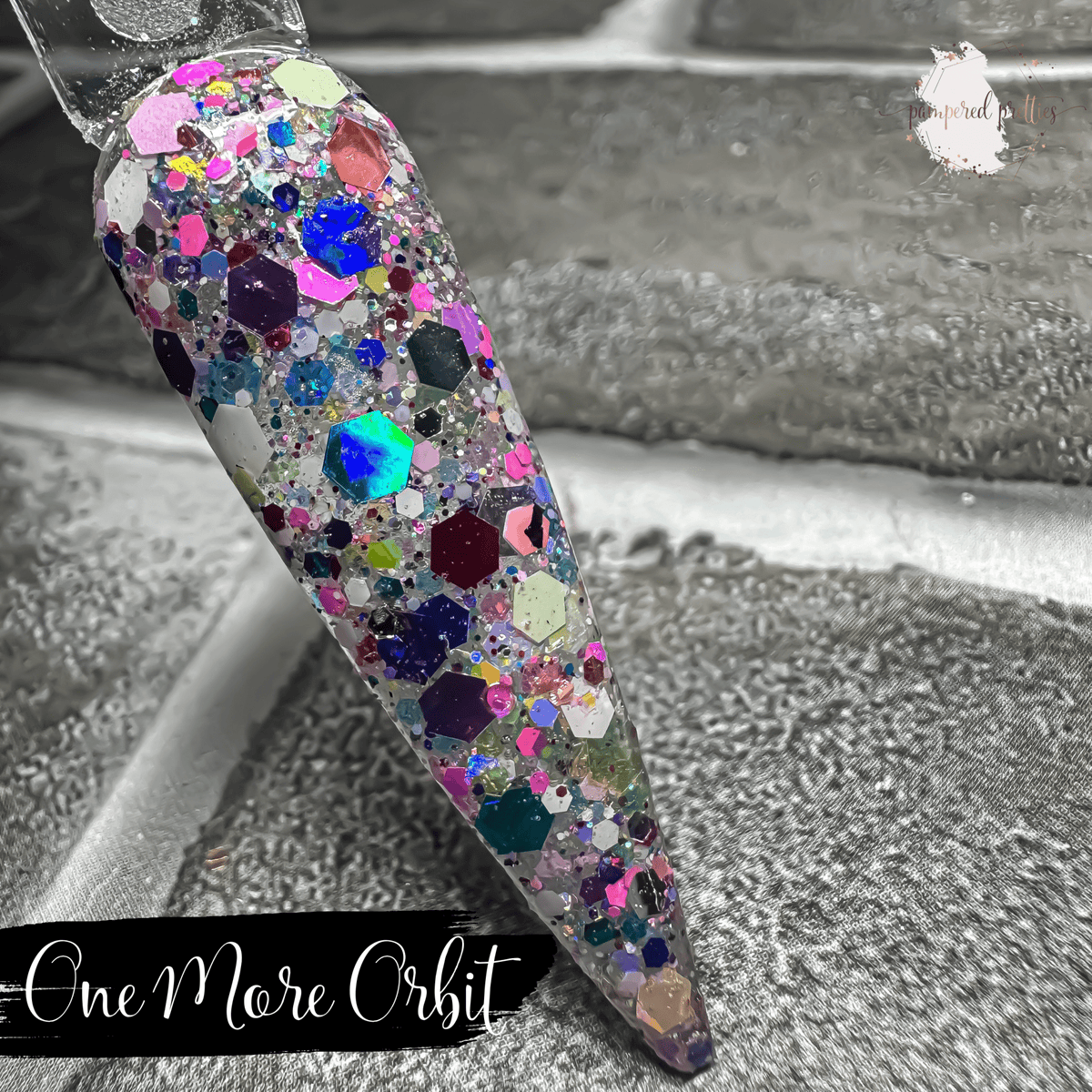 One More Orbit - Multicolor Glitter Dip Powder - Pampered Pretties